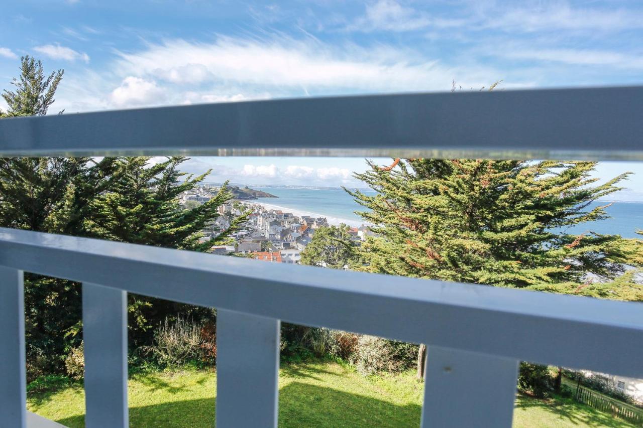 Le Vent Marin - Magnifique Vue Mer Pleneuf-Val-Andre Bagian luar foto